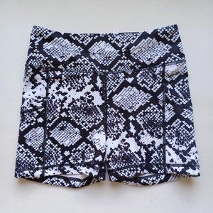 Senita Python Print Shorts